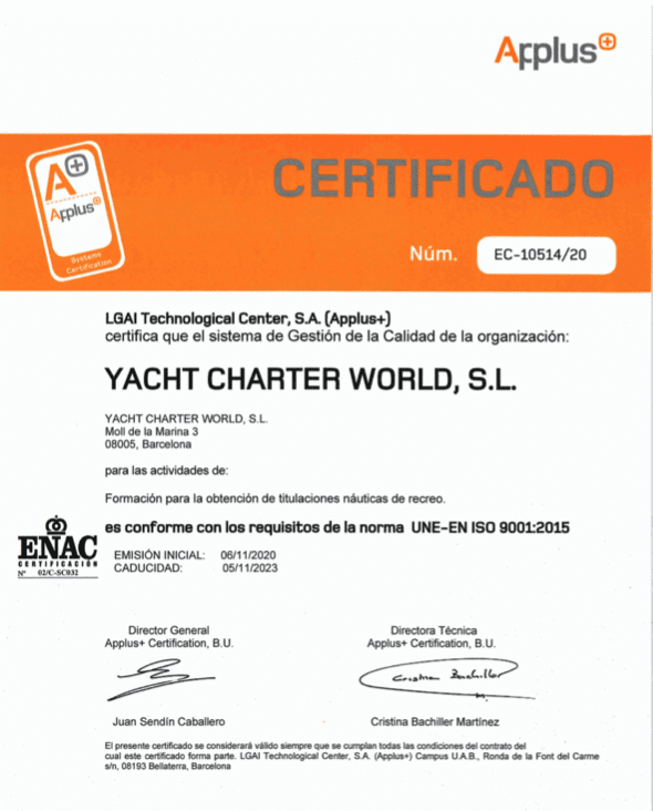 Certificado ISO Neptuno